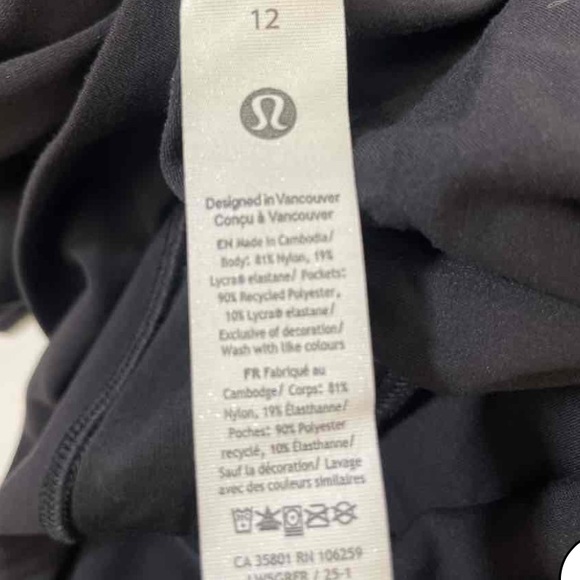 lululemon athletica Charcoal Wide Leg Pants - Picture 2 of 6